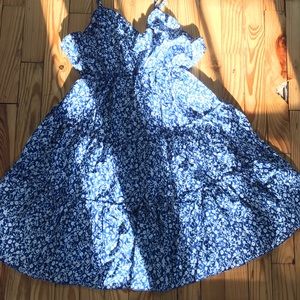 Women’s Blue Floral Dress